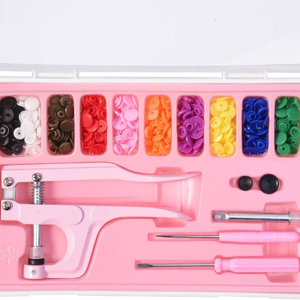 Plastic Snap Button Fastener Kit